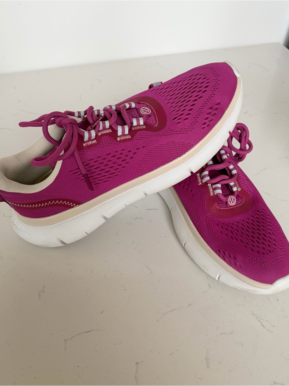 $130 Cole Haan Women's Size 8 Zerogrand Journey Runner Sneaker FUSCHIA Pink - Picture 6 of 7